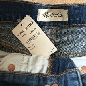 Madewell Blue Denim Jeans